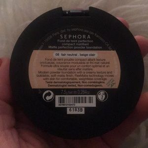 Sephora matte perfection powder foundation - fair